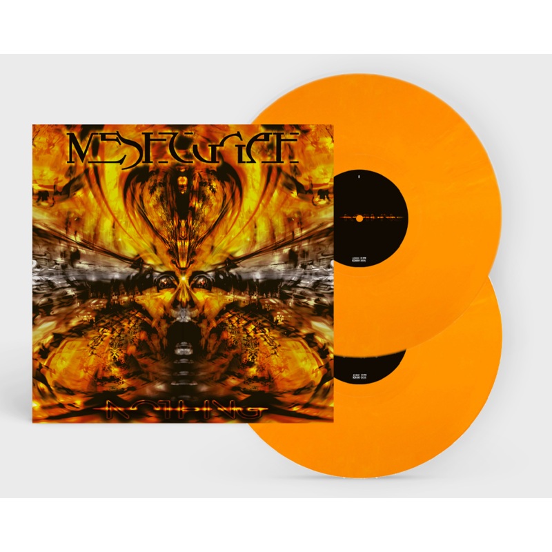 MESHUGGAH NOTHING 2LP (Limited Edition Only 500 Made, Orange & White Marble Vinyl)