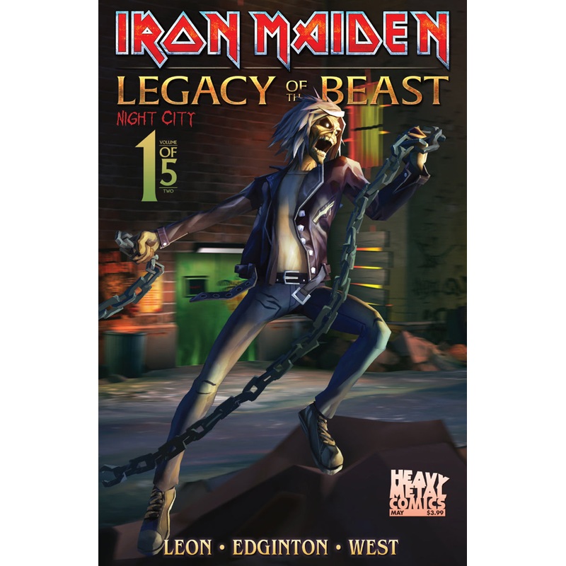 IRON MAIDEN LEGACY O/T BEAST VOL 2 NIGHT CITY #1 (Cover B Casas) COMIC BOOK
