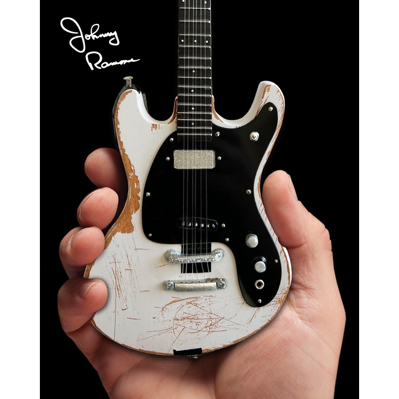JOHNNY RAMONE SIGNATURE 1965 MOSRITE VENTURES II MINI GUITAR MODEL