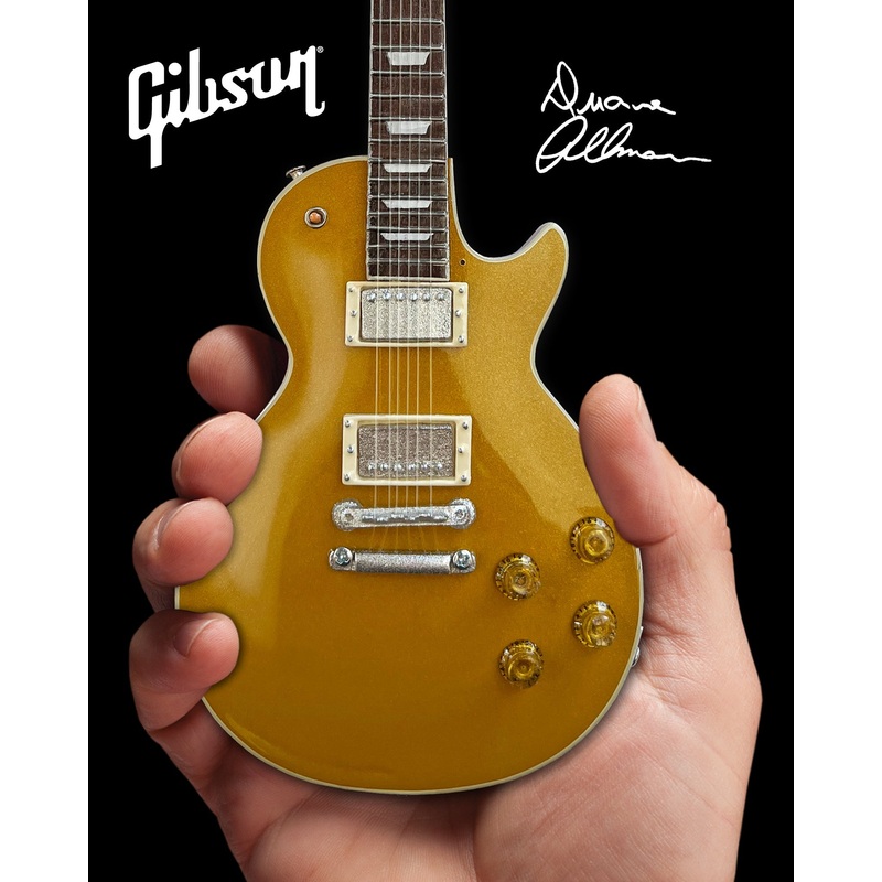 DUANE ALLMAN 1957 GIBSON LES PAUL GOLDTOP MINI GUITAR MODEL