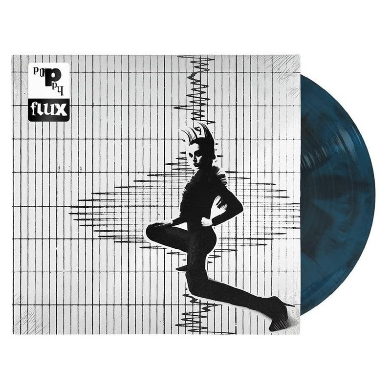 POPPY 'FLUX' LP (Black & Aqua Galaxy Vinyl)