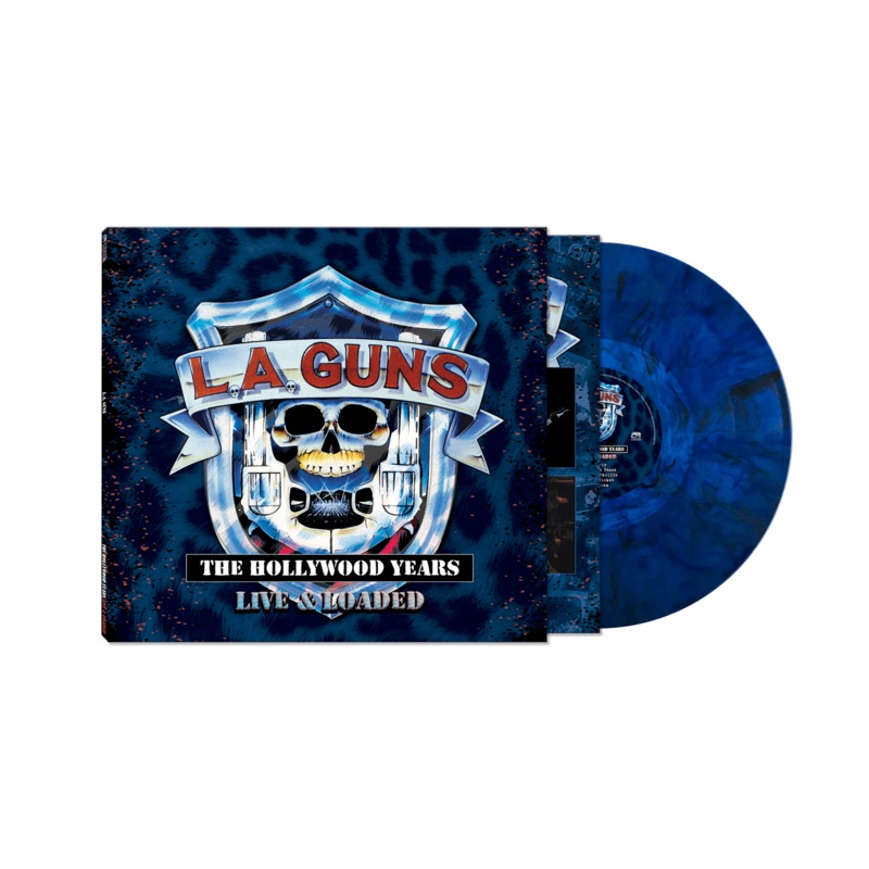 L.A. Guns - The Hollywood Years - Live & Loaded (Blue Marble Vinyl LP)