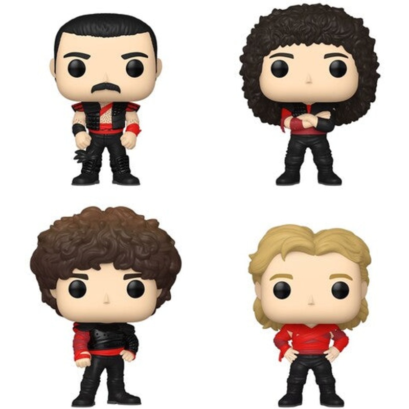 QUEEN RADIO GAGA 4 PACK SET FUNKO POP! ROCKS FIGURE