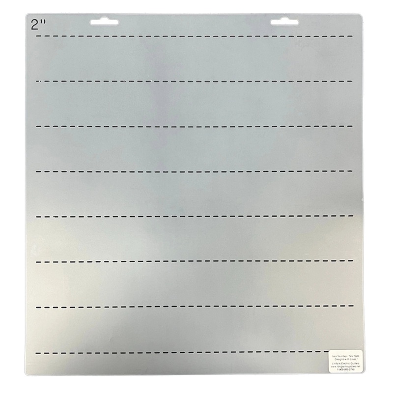 2" Straight Lines 9" Quilt Stencil