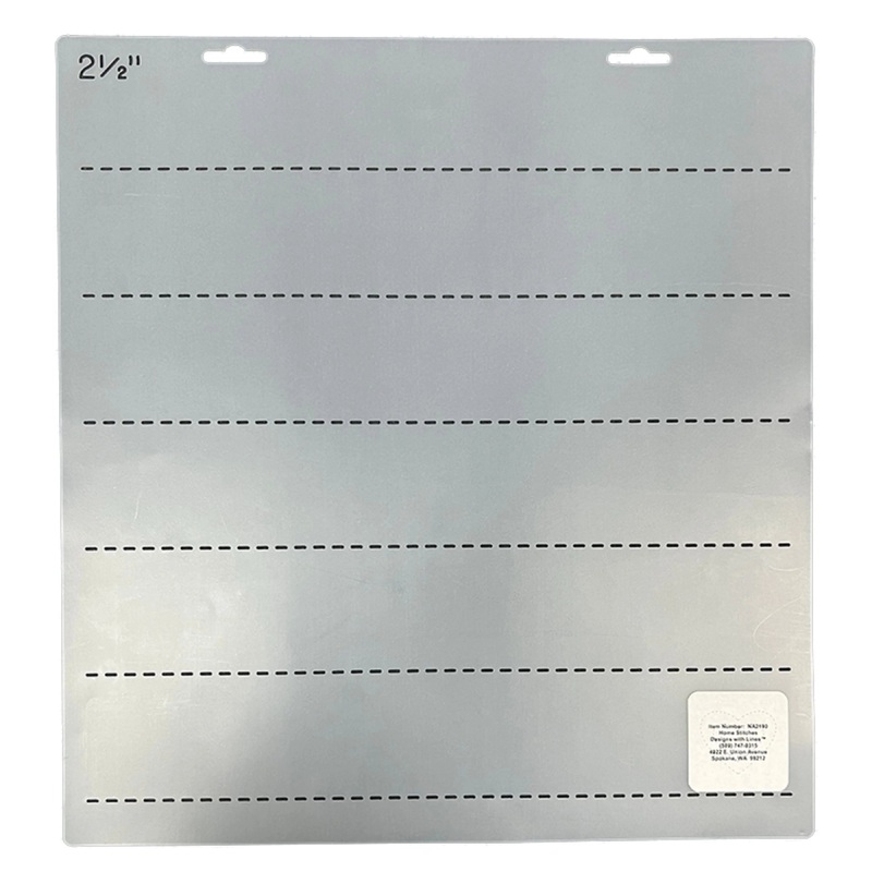 2 1/2" Straight Lines 14" Quilt Stencil