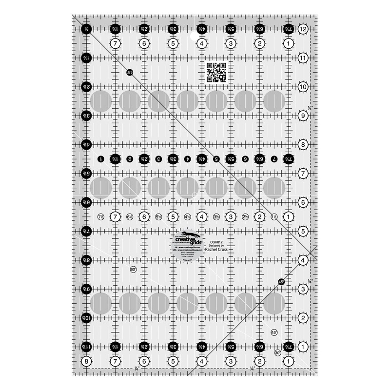 Creative Grids Quilt Ruler 8-1/2in x 12-1/2in