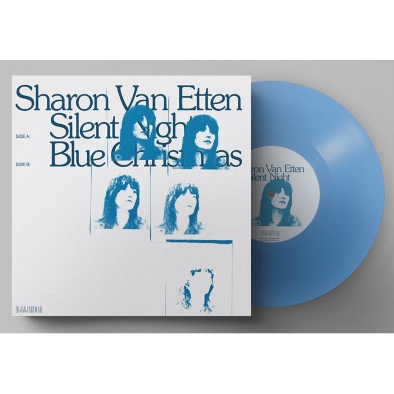 SHARON VAN ETTEN 'SILENT NIGHT / BLUE CHRISTMAS' 7" EP (Clear Blue Vinyl)