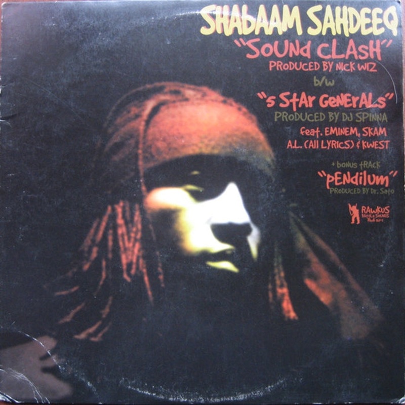 Shabaam Sahdeeq Sound Clash b/w 5 Star Generals + Pendilum (VG/VG+)