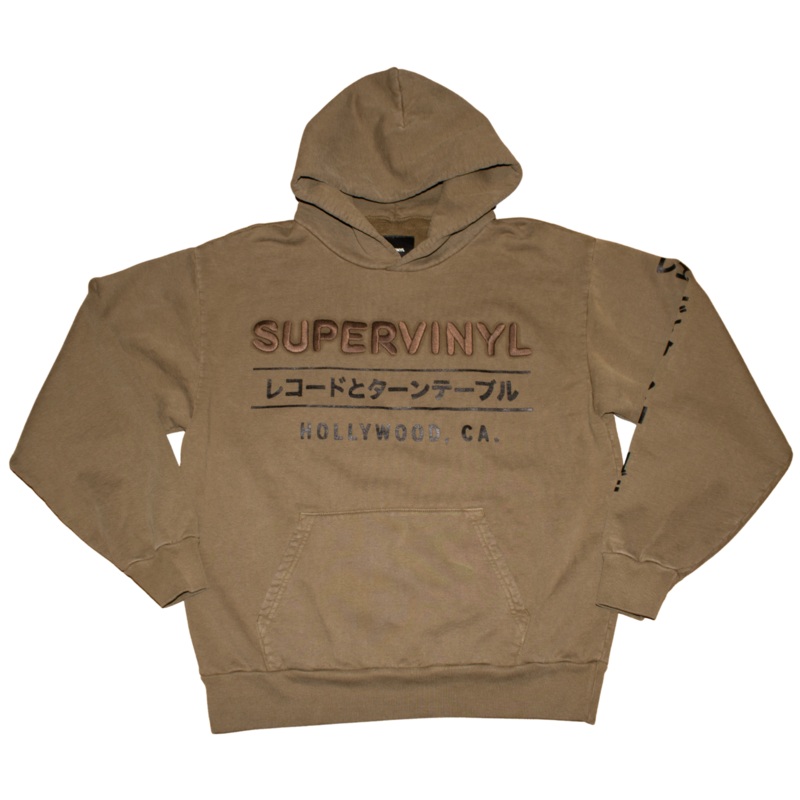 Custom Embroidered Hoodie Army Green
