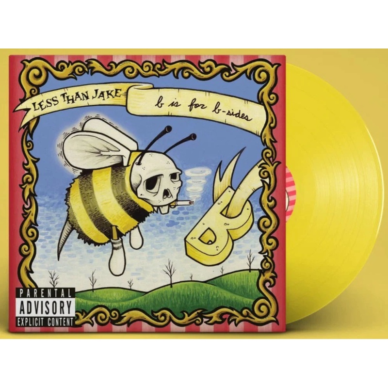 LESS THAN JAKE 'B IS FOR B-SIDES' LP (Opaque Yellow Vinyl)