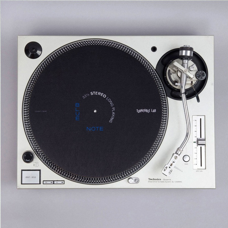 Turntable Lab x Blue Note: Long Playing Dr. Suzuki Record Mat Slipmat Black