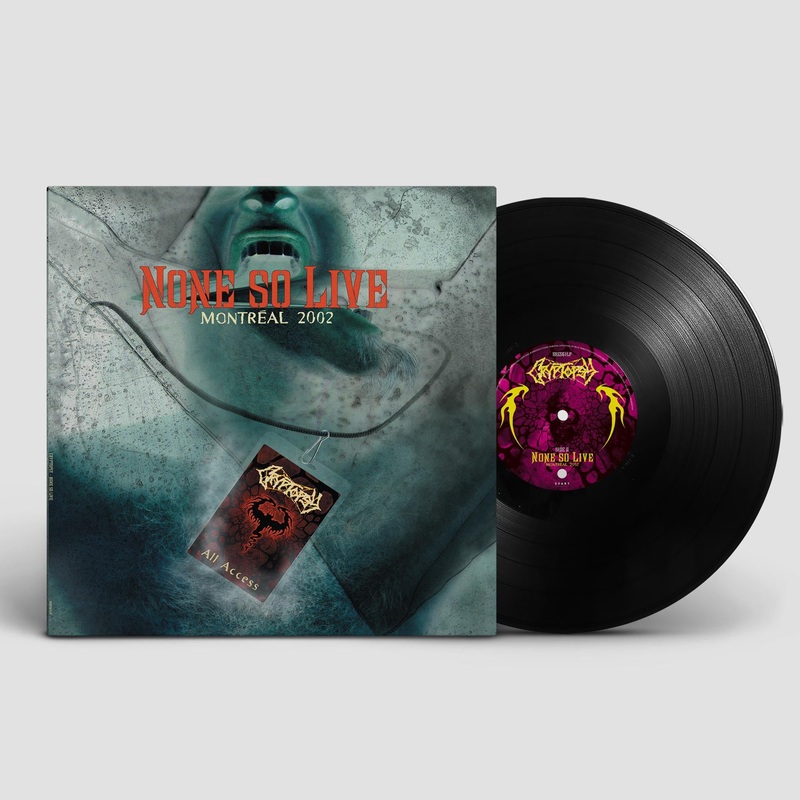 CRYPTOPSY 'NONE SO LIVE' LP