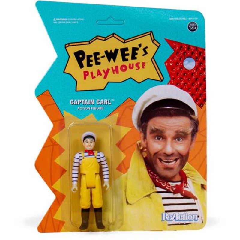PEE-WEE'S PLAYHOUSE REACTION FIGURE - CAPTAIN CARL