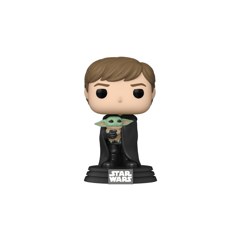 MANDALORIAN LUKE WITH CHILD FUNKO POP! STAR WARS FIGURE