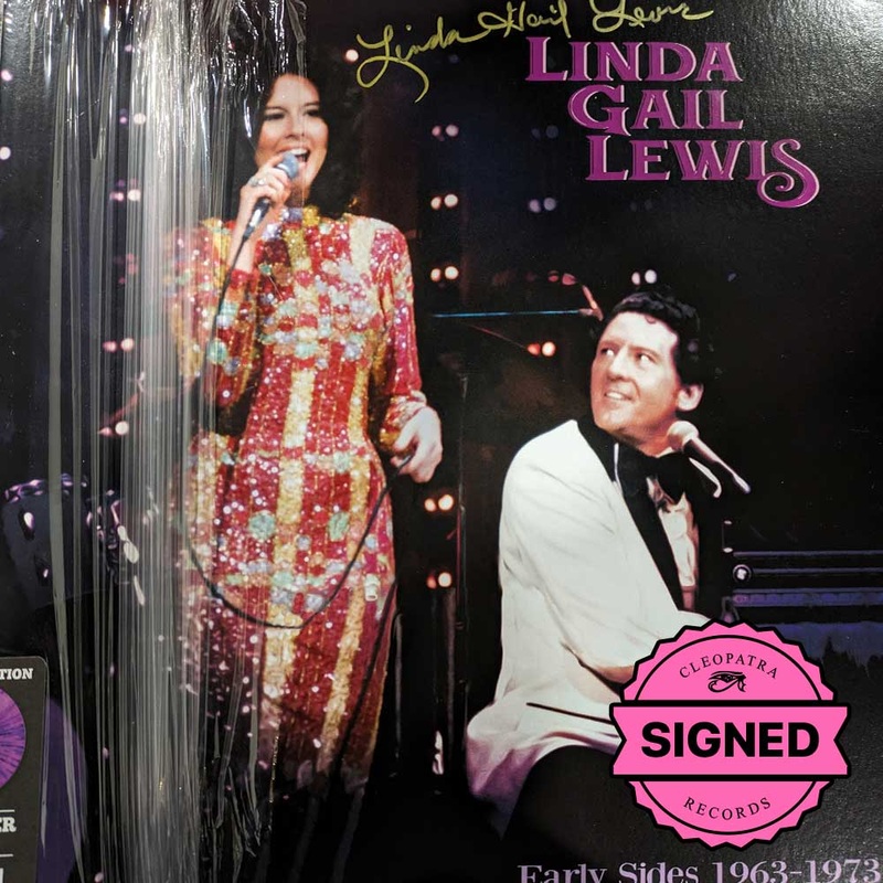 Linda Gail Lewis - Early Sides 1963-1973 (Purple Splatter Vinyl - Signed By Linda Gail Lewis)