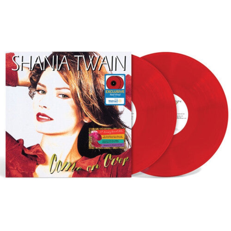 SHANIA TWAIN 'COME ON OVER' 2LP (Diamond Edition, Red Apple Vinyl)