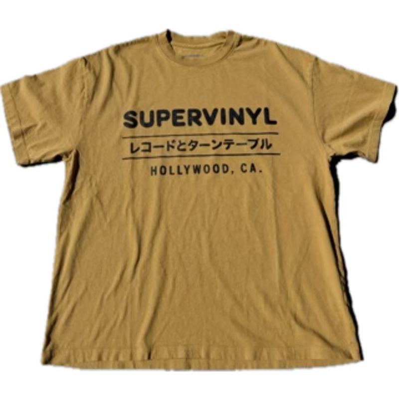 Heavyweight Short Sleeve Shirt Mustard Gold