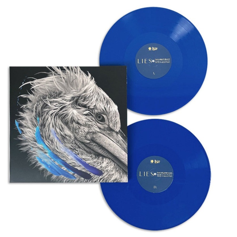 LIES (Mike & Nate Kinsella) LIES 2LP (Limited Edition Only 250 made, Dark Blue Vinyl)