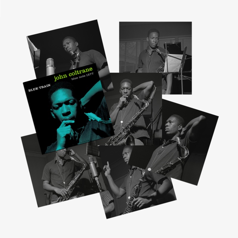 John Coltrane Blue Train Lithograph Print Set (Francis Wolff Collection BN.WOLFF.1577.001 - .006)