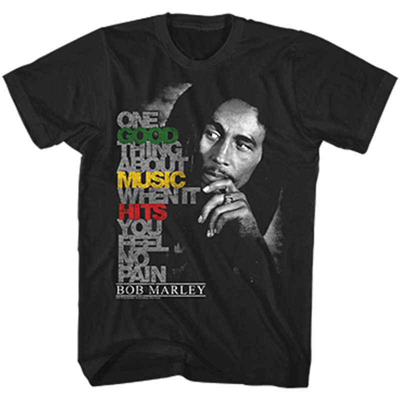 BOB MARLEY GOOD MUSIC HITS black