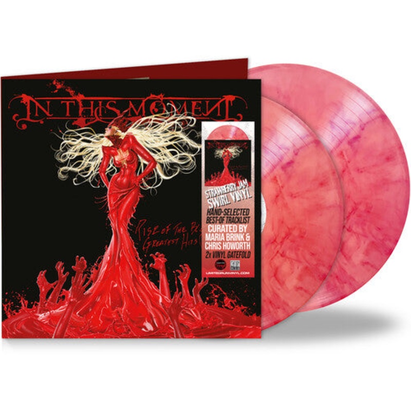 IN THIS MOMENT 'RISE OF THE BLOOD LEGION: GREATEST HITS CHAPTER 1' 2LP (Limited, Strawberry Jam Swirl Vinyl)