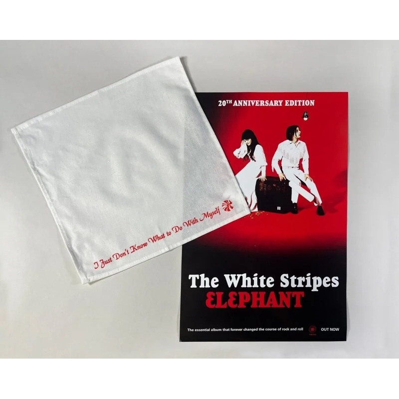 White Stripes - Elephant Poster & Handkerchief - 20th Anniversary