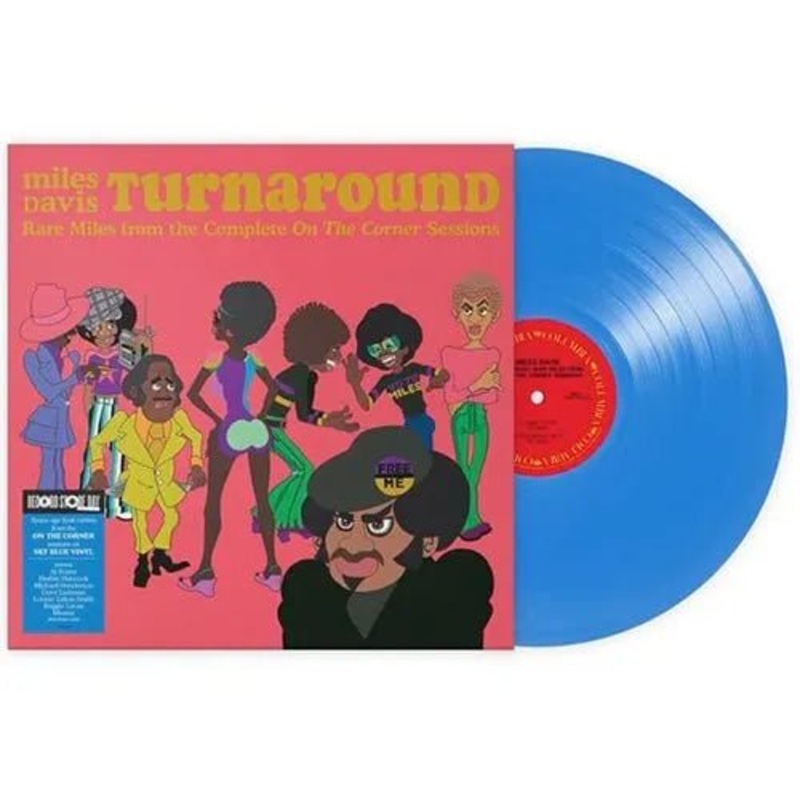 Miles Davis - Turnaround: Unreleased Rare Vinyl From On The Corner - Blue Color Vinyl Record