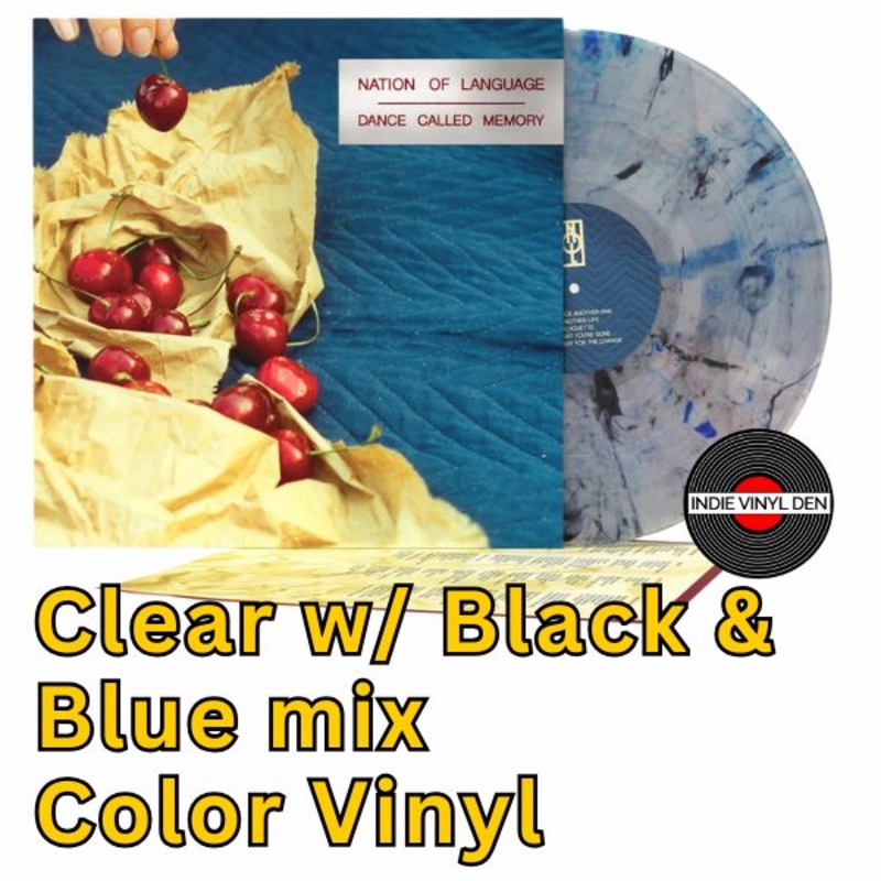 Nation of Language - Dance Called Memory - Clear w/ Black & Blue mix Color Vinyl Record