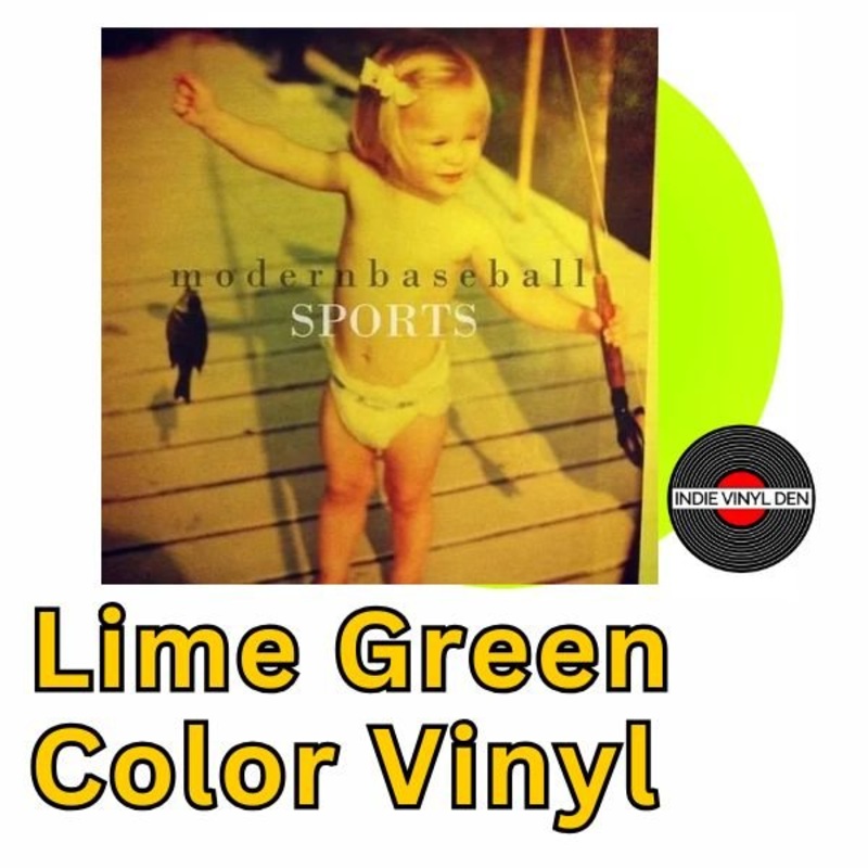 Modern Baseball - Sports - Lime Green Color Vinyl Record LP