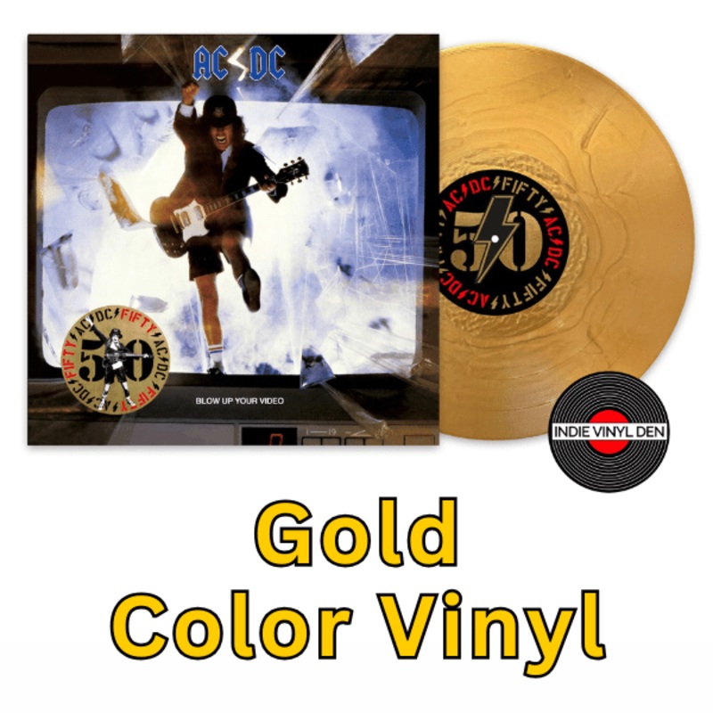 AC/DC - Blow Up Your Video - Gold Color Vinyl Record 180g Import