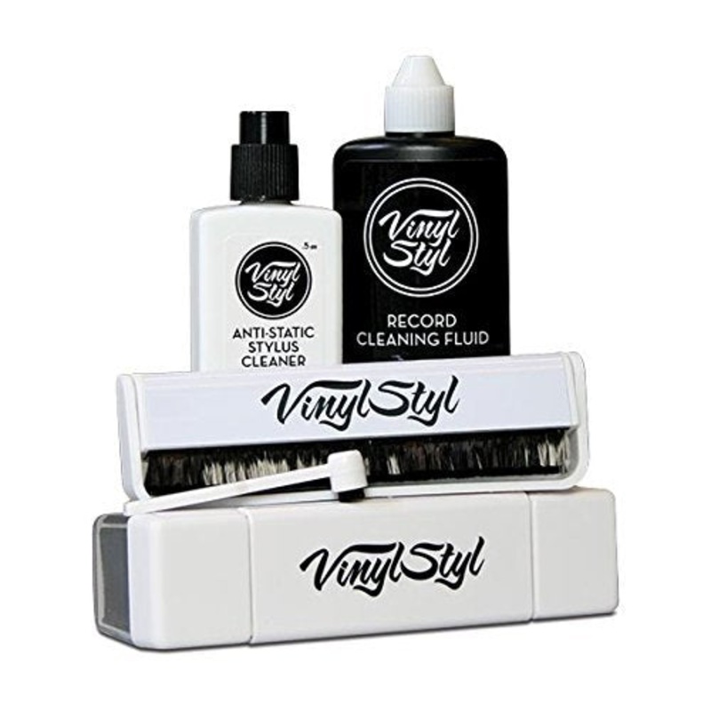 Vinyl Styl - Vinyl Styl Ultimate Vinyl Record Care Kit - Record & Stylus Brushes And Fluid | Cleaning Kit
