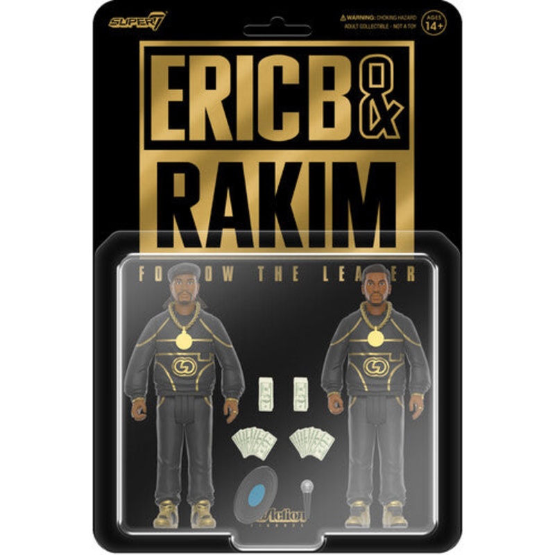 Eric B. & Rakim - Super7 - Eric B. & Rakim - ReAction Figures Wv2 - Eric B. & Rakim (Follow The Leader) (Collectible, Action Figure) | Action Figure