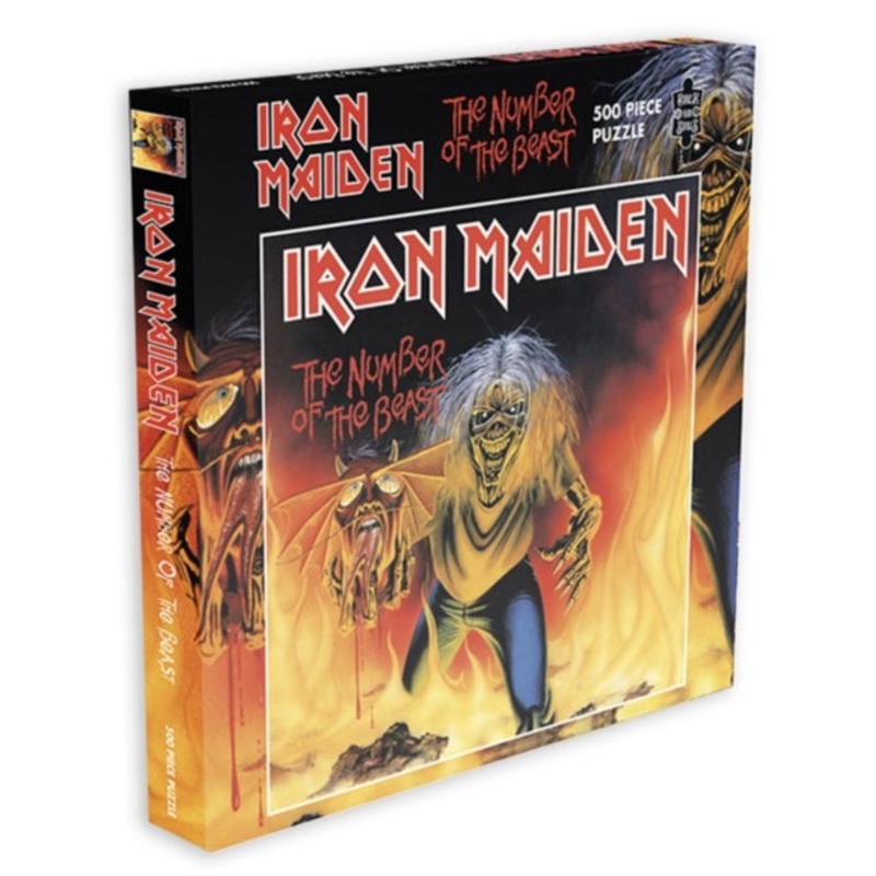 Iron Maiden - RockSaws - Iron Maiden Number Of The Beast (Single) (500 Piece Jigsaw Puzzle) | Puzzle