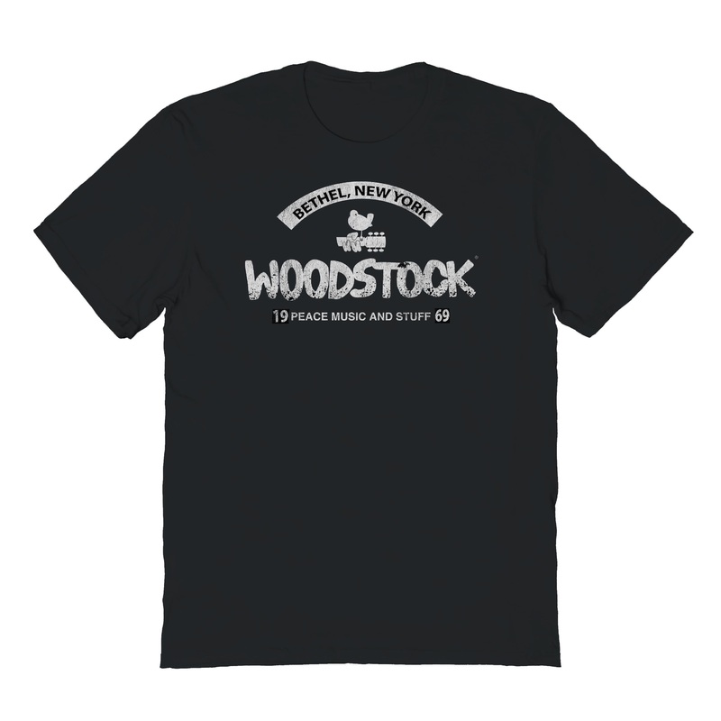 Goodie Two Sleeves Woodstock Peace Music and Stuff T-Shirt