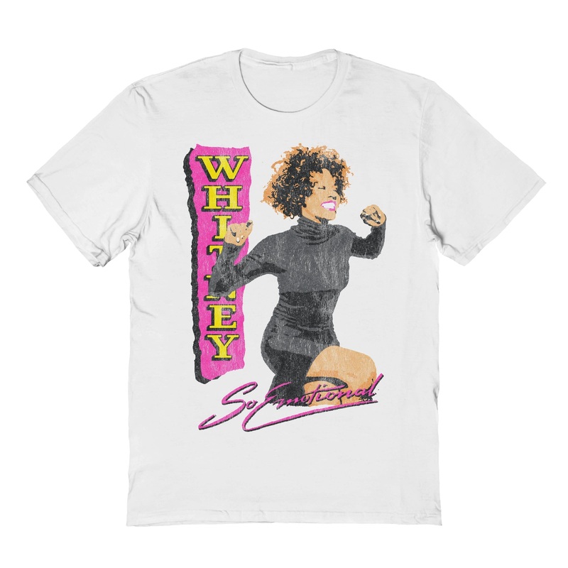 Goodie Two Sleeves Whitney Houston Contrast Whitney T-Shirt