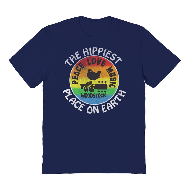 Goodie Two Sleeves Woodstock Hippiest Place on Earth T-Shirt