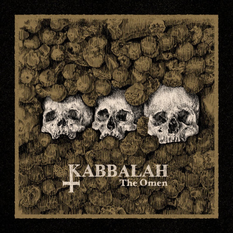 Kabbalah - The Omen (Vinyl/Record) Bone With Gold/Black Splatter