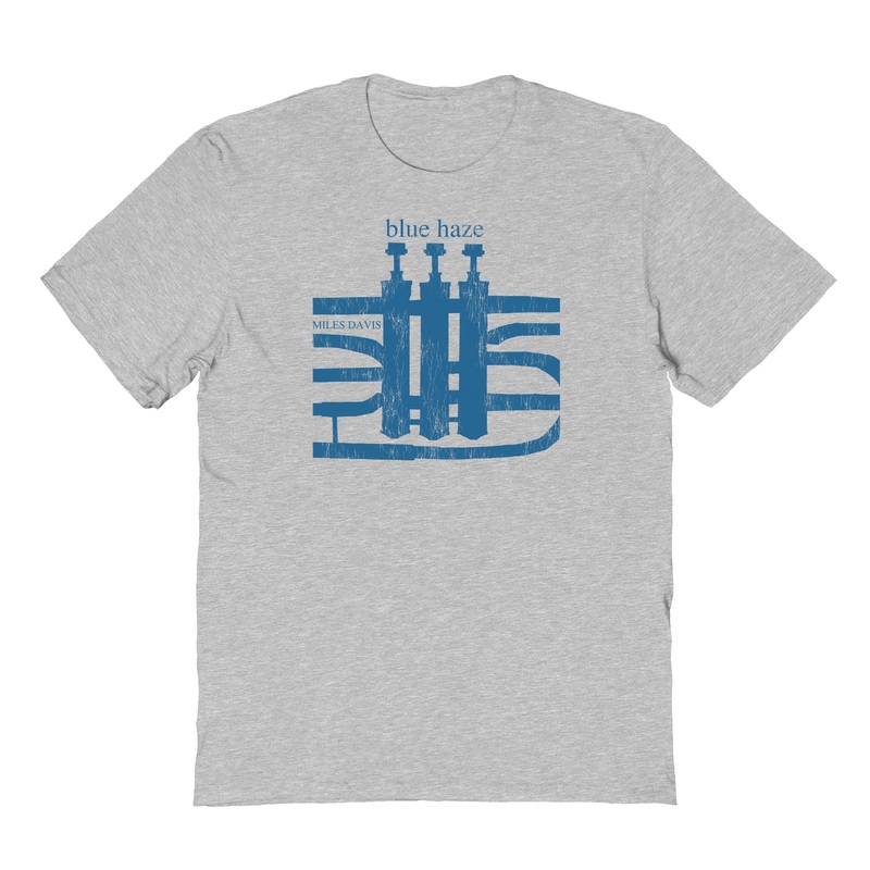 Goodie Two Sleeves Miles Davis Blue Haze Heather Gray T-Shirt