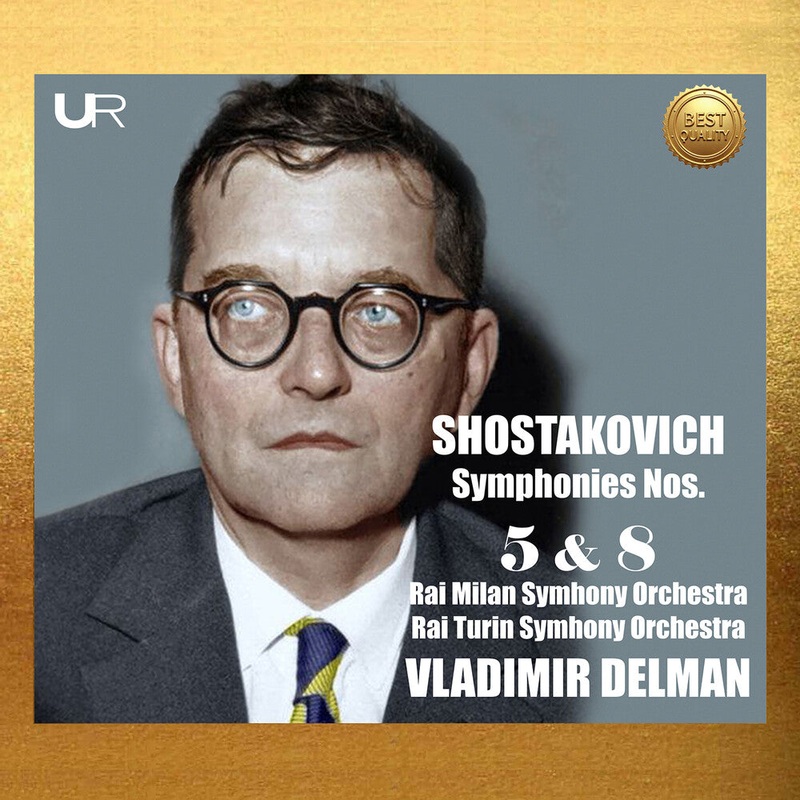 Vladimir Delman - Shostakovich: Syms Nos. 5 & 8 CD (Preorder: Ships June 5, 2026)