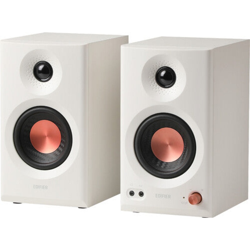 Edifier Mr3 Bt Studio Monitor Speakers 36W White - Edifier MR3 Bluetooth Powered Studio Monitor Speakers2.0 36 Watts (White)