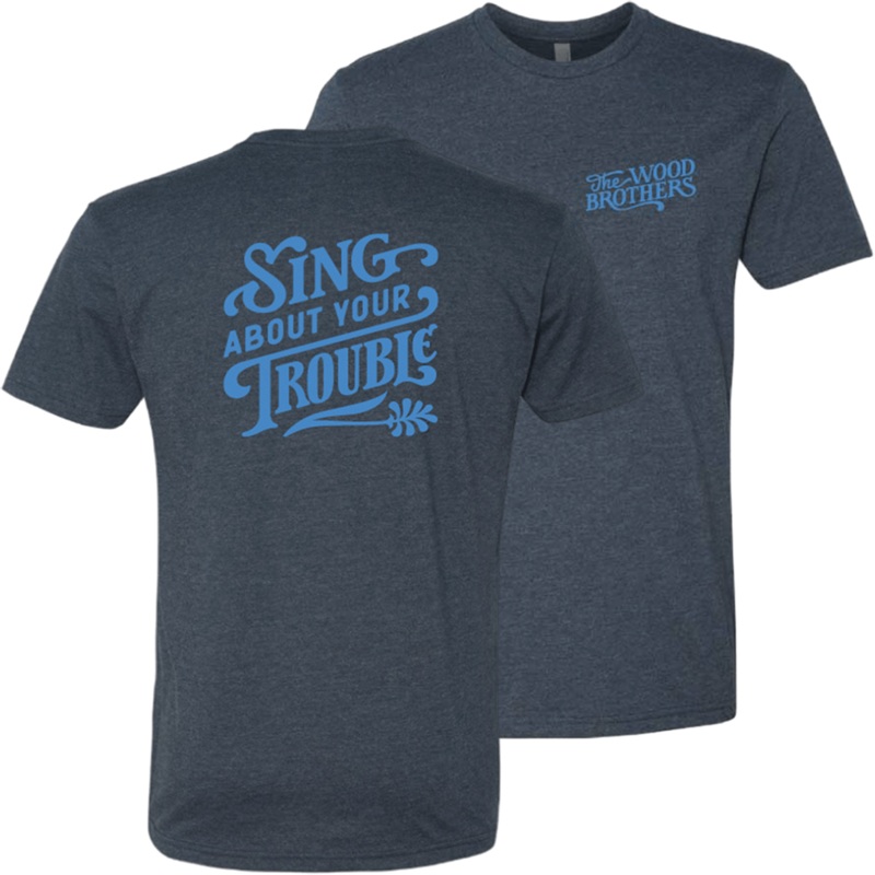 Sing About Your Trouble Tee - Midnight Navy