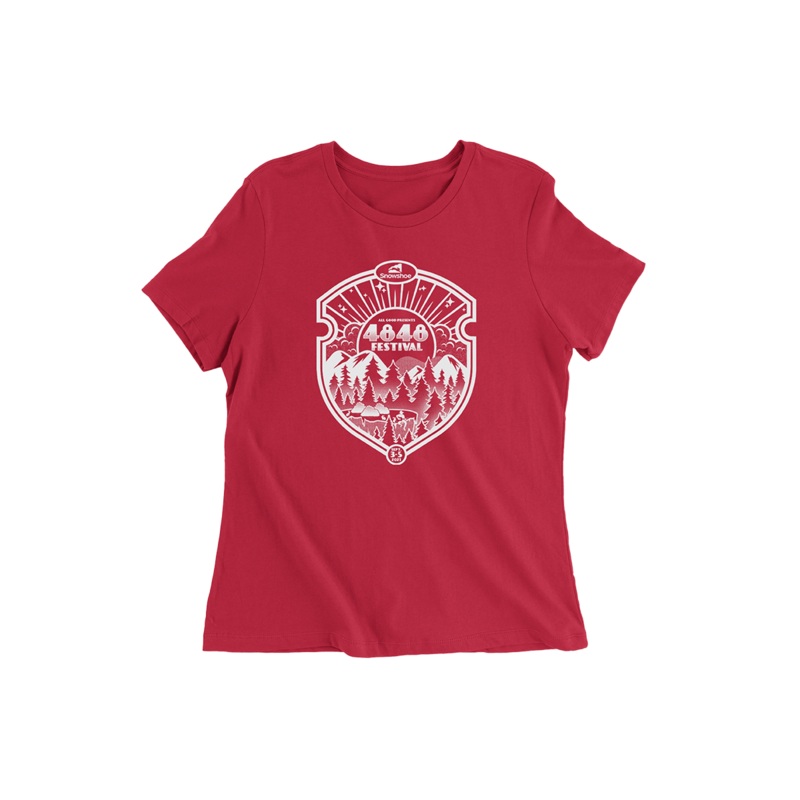 4848 Festival Badge Ladies Tee