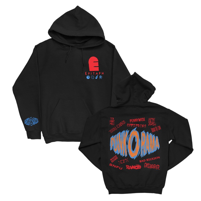 Punk-O-Rama Logo Pullover Hoodie (Black)
