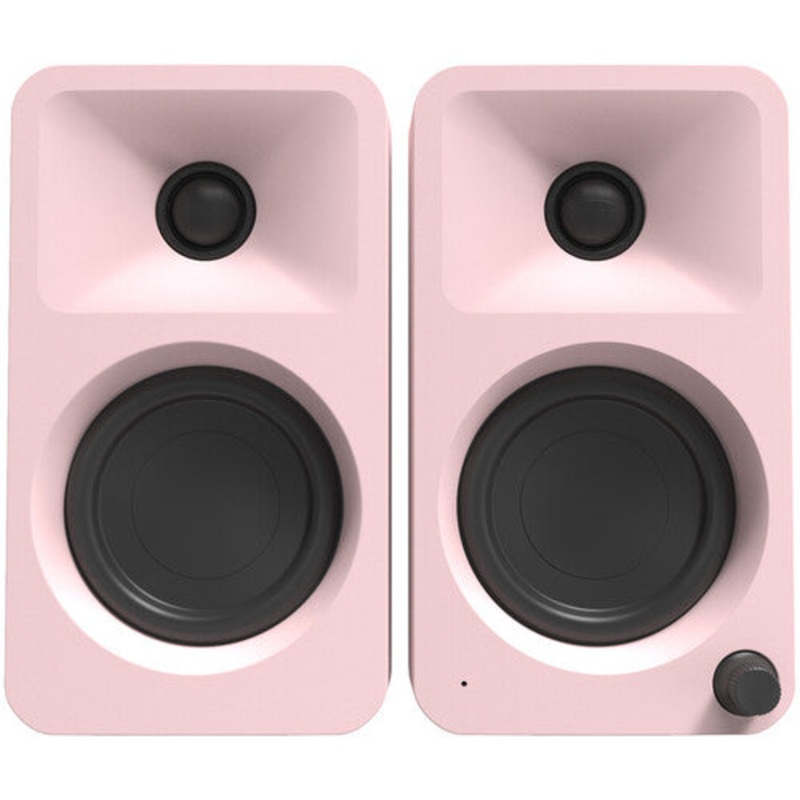 Kanto Oramp Bluetooth Desktop Speakers 100W Pink - Kanto ORAMP Bluetooth Powered Reference Desktop Speakers - 100 Watts (Pink)