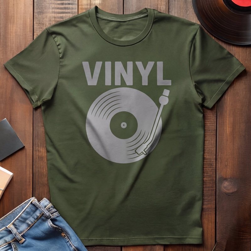Vinyl T-Shirt Military Green