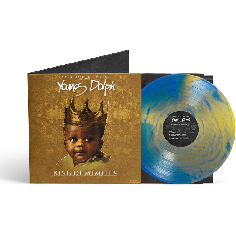 Young Dolph - King Of Memphis (10 Yr) - Royalty Blue/Gold LP (Blue) (Preorder: Ships May 29, 2026)