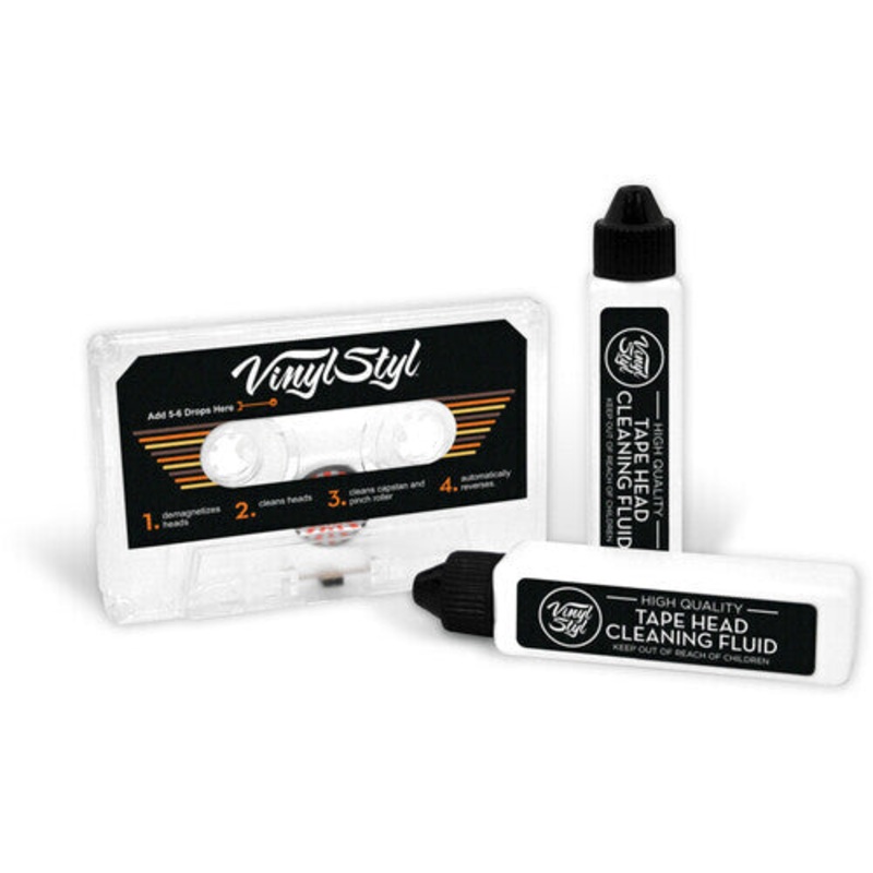 Vinyl Styl Vsa01 Cassette Head Clner/Demagnetizer - Vinyl Styl VS-A-018 Audio Cassette Head Cleaner & Demagnetizer - For Home/Auto/Portable