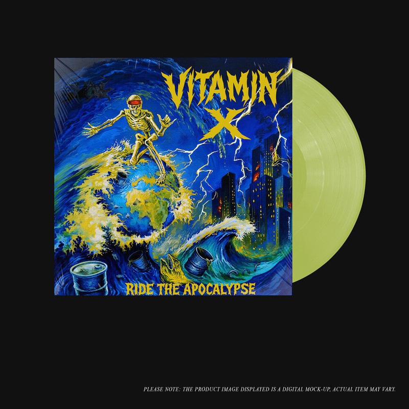 Vitamin X - Ride The Apocalypse LP (Clear, Limited Edition, Lime)