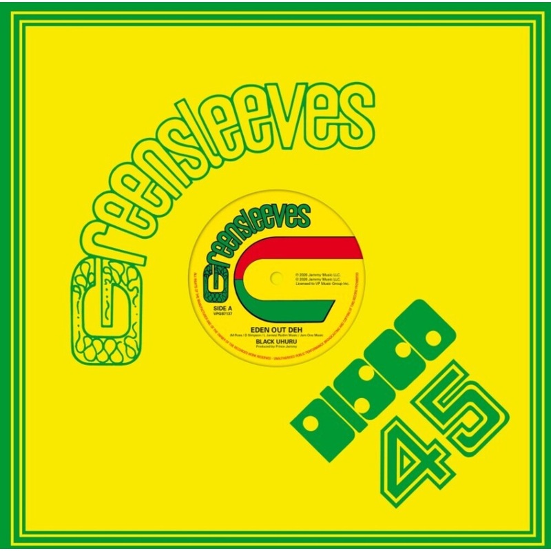 Black Uhuru - Eden Out Deh 12" (Preorder: Ships May 1, 2026)