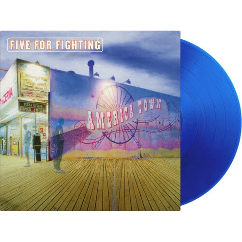 Five for Fighting - America Town- Limited 180-Gram Translucent Blue Colored Vinyl LP (Holland - Import, Limited Edition, 180 Gram Vinyl, Colored Vinyl, Blue)